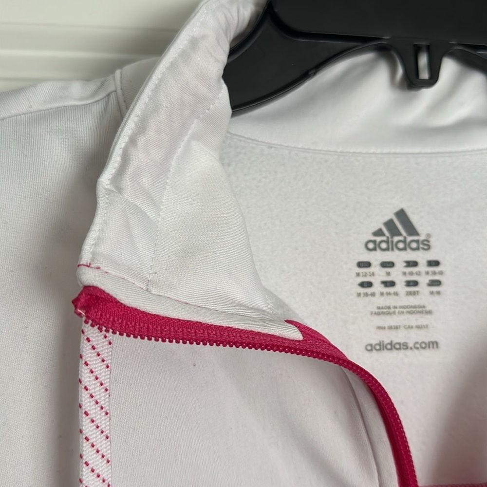 Adidas full zip track jacket. Size medium. - Picture 6 of 6